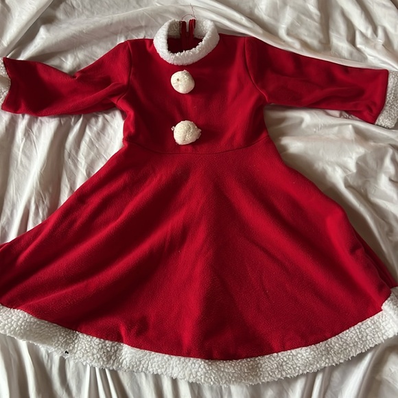 Lot of Christmas pj’s, and Santa style dress sz 10 - Picture 2 of 15